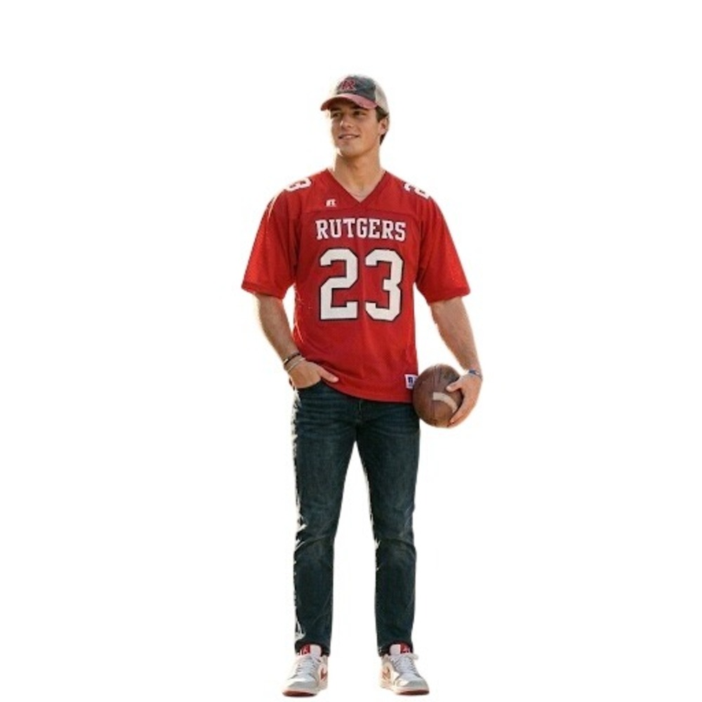 Russell Athletic Rutgers Scarlet Knights Football Jersey Red Mesh Mens XL 23